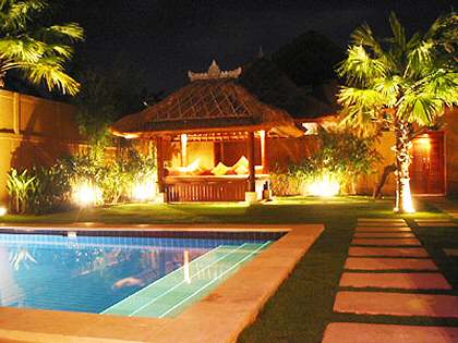 Gazebo by Night Bali Real Estate