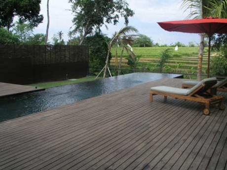 Boxhouse 1 - view from swimming pool Bali Real Estate