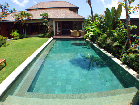 pool and garden Bali Real Estate