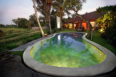 villa 1 garden and pool Bali Real Estate