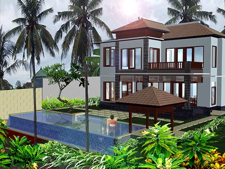 Main building + Pool Bali Real Estate