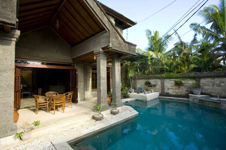 Terrace and Pool Bali Real Estate