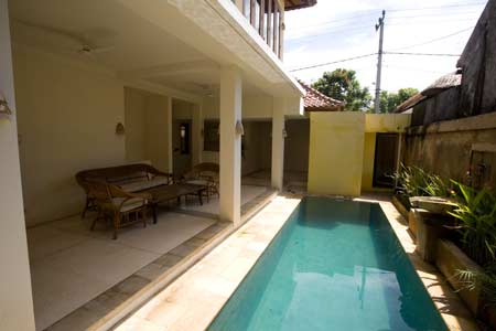 Pool and Living Bali Real Estate
