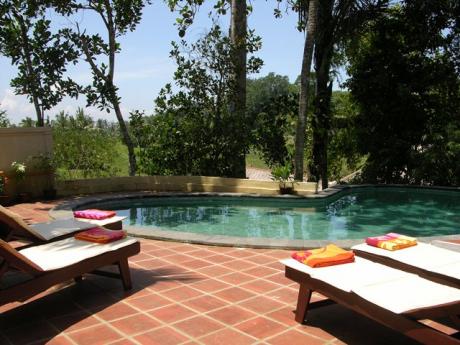 Terrace with pool Bali Real Estate