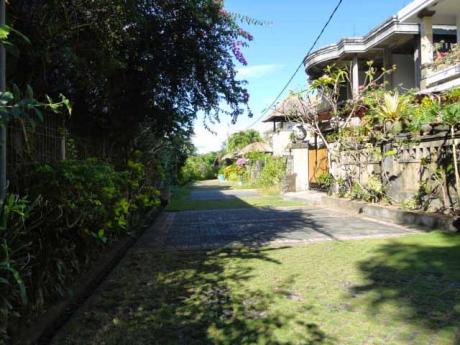 Street with one gate system Bali Real Estate