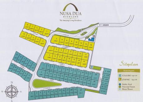 Layout of the complex Bali Real Estate