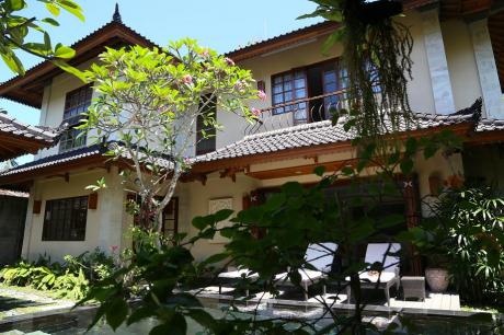 Front of the villa Bali Real Estate
