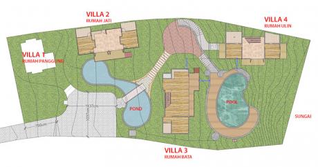 Lay out of the complex Bali Real Estate