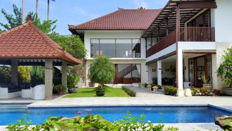 Back of the villa Bali Real Estate