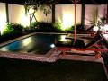 Villa J Pool by Night
