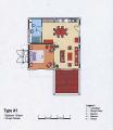 Ocean Apartments Legian 1 Bedroom Floorplan