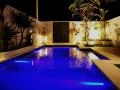 Villa Chris Pool by night