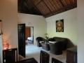 Sharply priced Sanur villa Living room with high ceiling