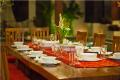 Bali Private Villa Resort Dining table in the restaurant