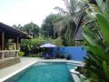 Swimming pool and gazebo, Large family home in Petitenget, 4 bedroom in secured complex