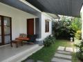 Sanur 2 identical bungalows on one plot Terrace in front of the bungalow