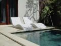 Attractive modern Canggu villa Terrace next to the pool